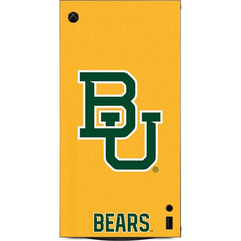 Baylor University BU Yellow XBox Series X Digital Edition Console Skin